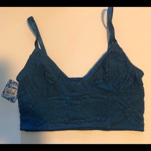 Free People teal bralette size M